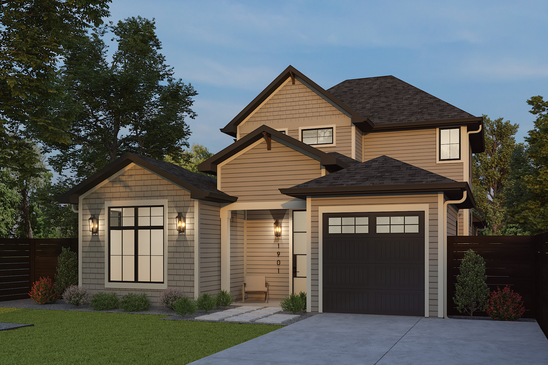 1901 Madison Ave — Crestview at dusk